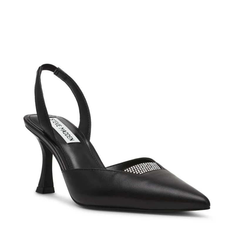 STEVE MADDEN  Steve madden yala women's black leather heels for Women | Best Price UAE